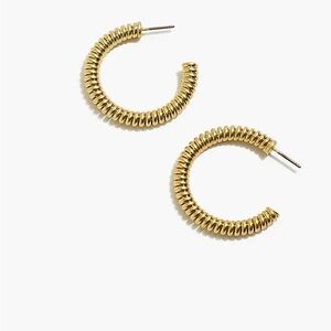 Coiled Large Hoop Earrings